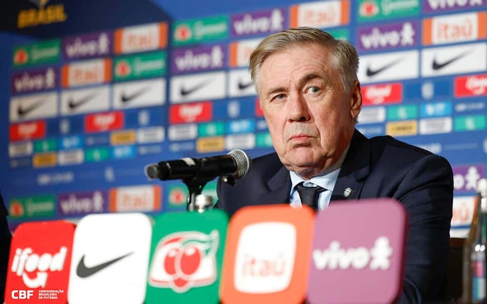 Ancelotti faz convocação nesta segunda para encaminhar Seleção da Copa