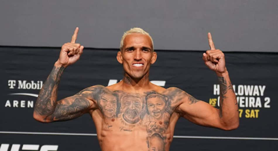 Charles do Bronx em pesagem do UFC 326 (Foto: Reprodução/Instagram/UFC Brasil)
