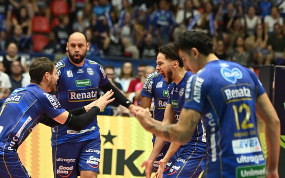 Sólido, Campinas vence Goiás e vai à final da Copa Brasil de vôlei