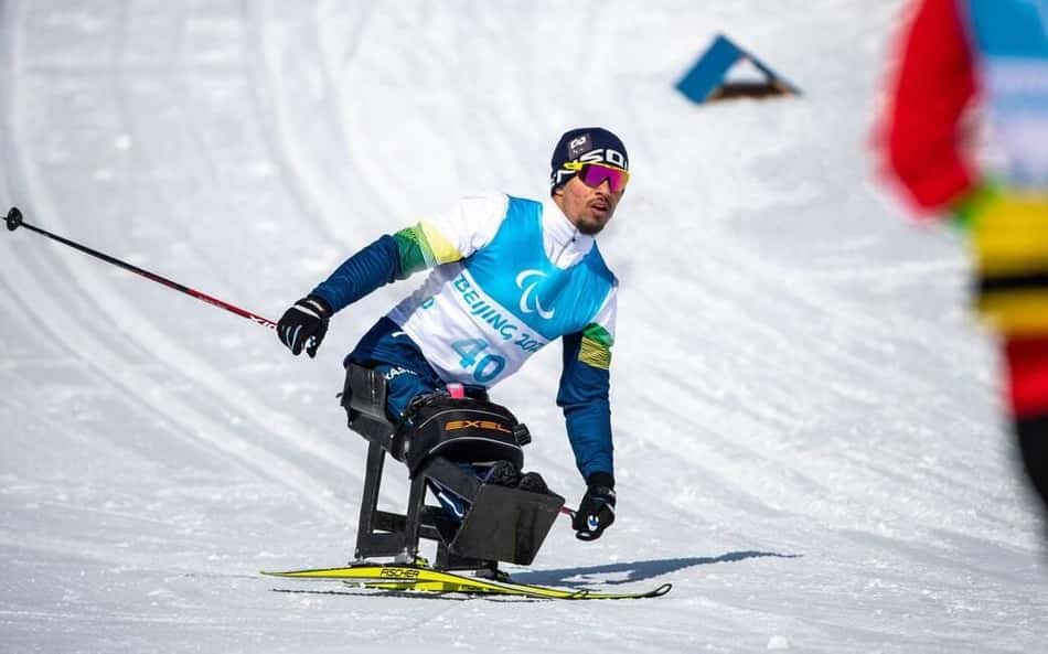 Veja os lances dos brasileiros na final do esqui cross-country nas Paralimpíadas