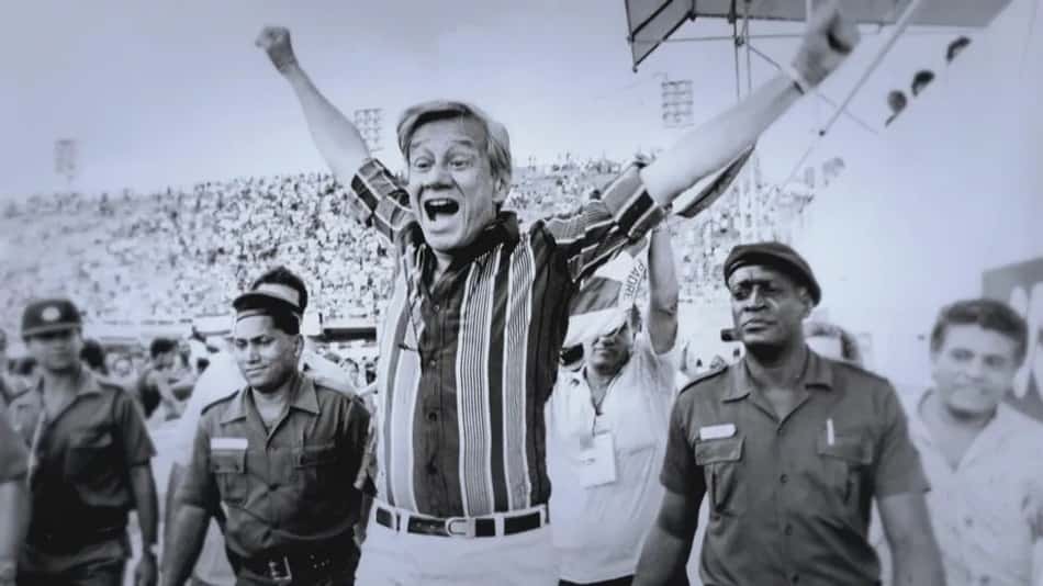 Castor de Andrade, ex-patrono do Bangu, foi o principal nome do Jogo do Bicho (Foto: Reprodução/Globoplay)