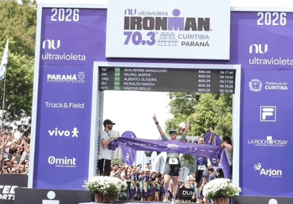 Pâmella Oliveira foi a campeã da prova em Curitiba (Reprodução)