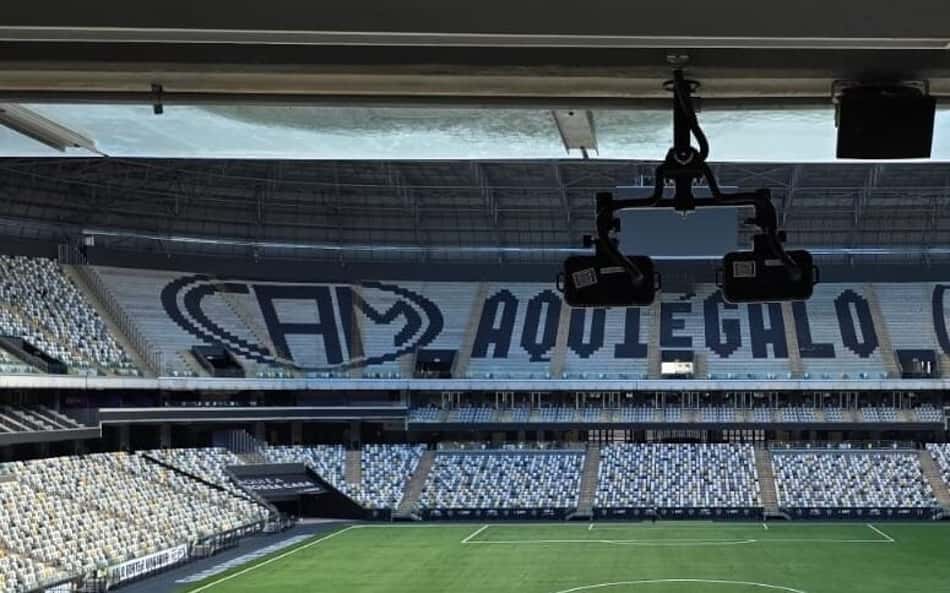 Atlético-MG: Equipamentos para impedimento semiautomático são instalados na Arena MRV