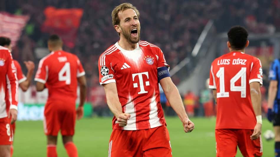 Estrela de Harry Kane brilha novamente na Champions League (Foto: Reprodução/FCBayern/X)