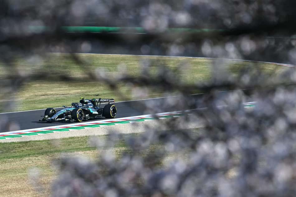 Kimi Antonelli, da Mercedes, no GP do Japão pela F1 2026 (Foto: ANDREW CABALLERO-REYNOLDS / AFP)