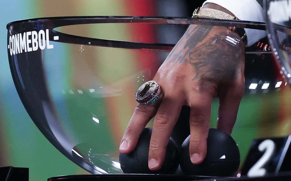 Sorteio da Libertadores (Foto: divulgação Conmebol)