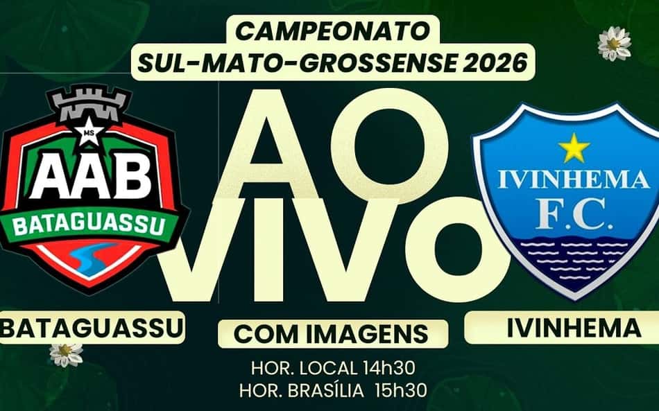 AO VIVO E COM IMAGENS: Lance!TV transmite Bataguassu x Ivinhema pelas quartas de final do Sul-Mato-Grossense