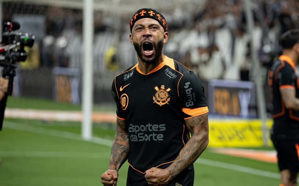 Veja gols de Santos x Corinthians: Memphis faz golaço, e Gabigol empata