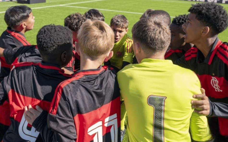 Flamengo perde para time espanhol e fica com o vice no Mundial Sub-12