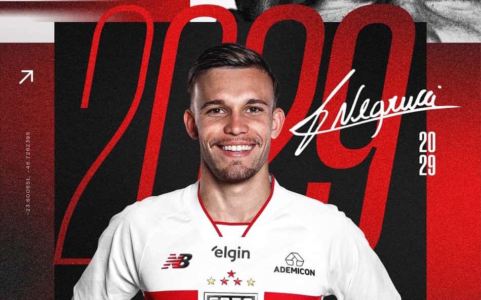 São Paulo anuncia renovação com Negrucci; veja detalhes