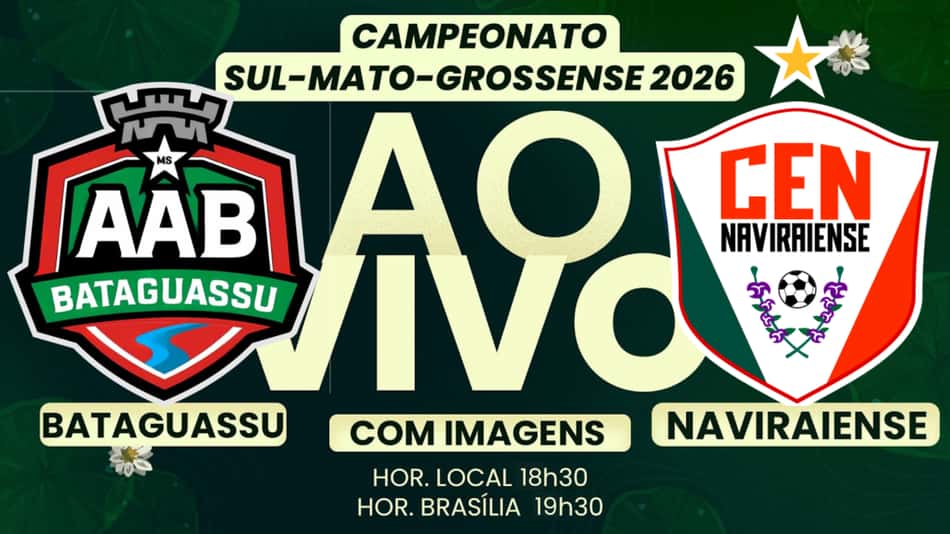 Semifinal do Campeonato Sul-mato-grossense entre Bataguassu e Naviraiense (Foto: arte equipe de design)