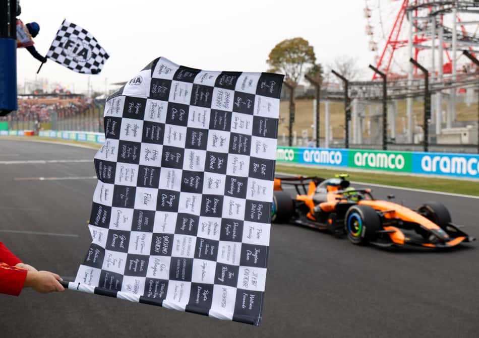 Oscar Piastri no GP do Japão na F1 2026 (Foto: FRANCK ROBICHON / POOL / AFP)