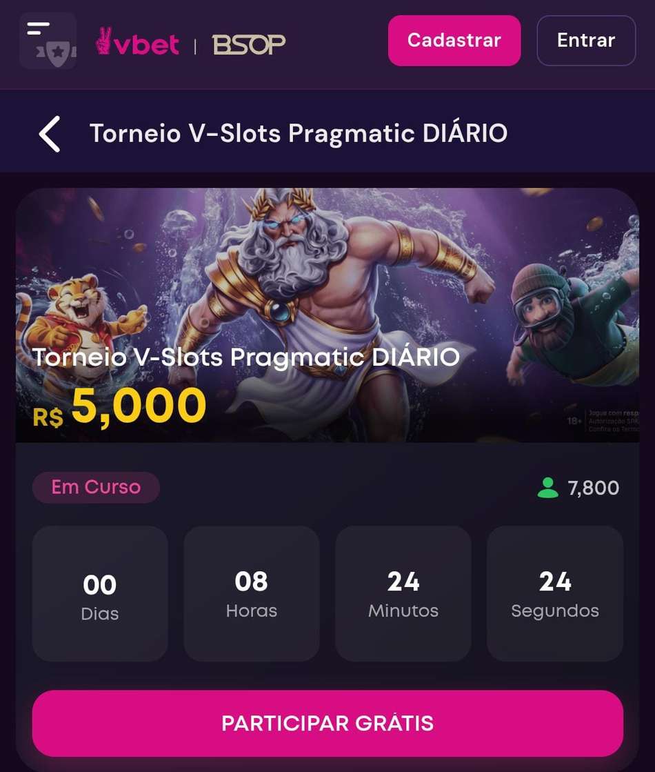 Captura de tela do torneio V-Slot com Gates of Olympus da Vbet.