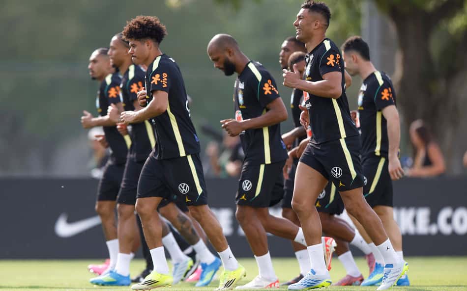Treino da Seleção Brasileira em Orlando