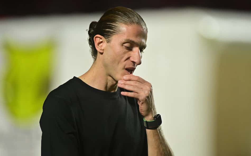 Filipe Luiz foi demitido do Flamengo no começo de 2026. (Foto: Eduardo Carmim/Photo Premium/Folhapress)