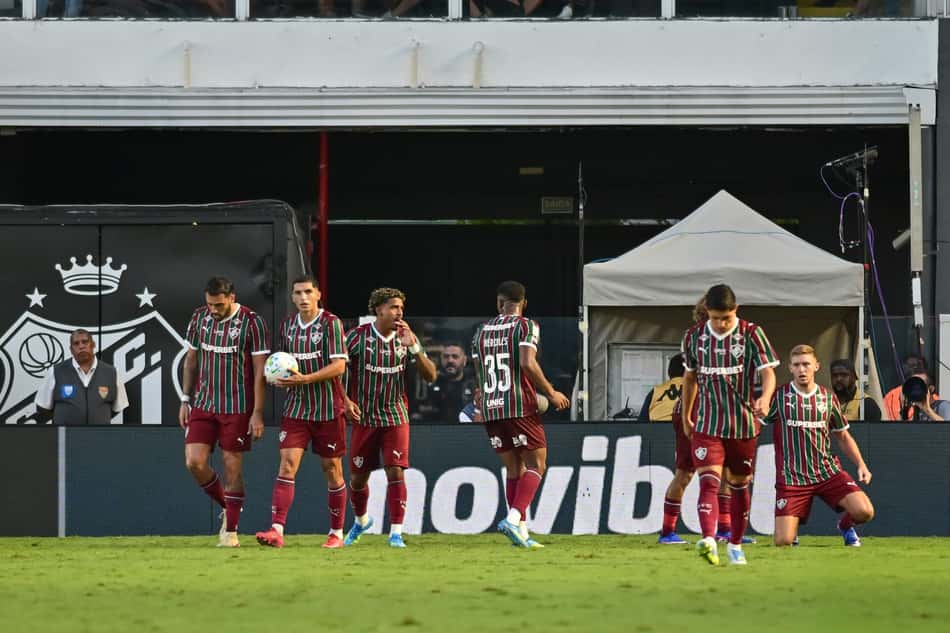 O Fluminense venceu o Santos pelo Brasileirão (Foto: Jota Erre/AGIF/Folhapress)