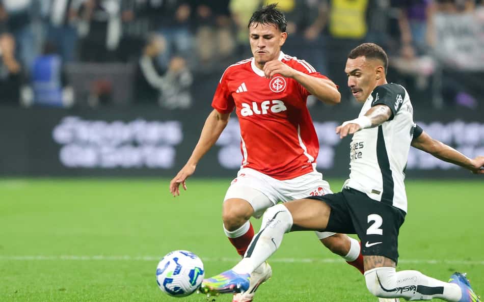 Corinthians encara tabu contra o Inter para voltar a vencer no Brasileirão; entenda