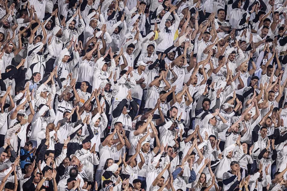 Torcida do Santos em partida diante do Juventude, no Morumbis. (Foto: Raul Baretta/ Santos FC)