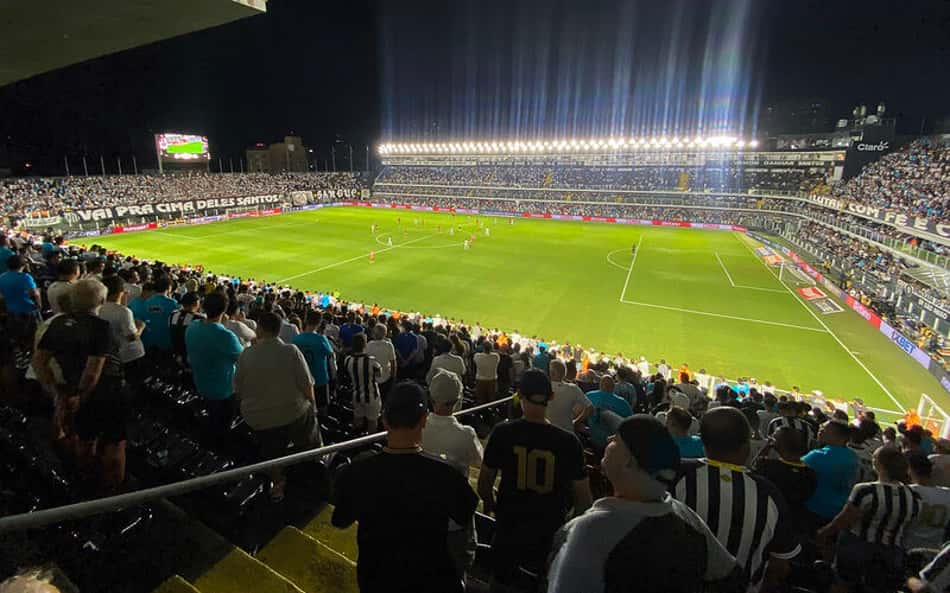 Vila Belmiro não recebia um jogo entre Santos e Remo desde 1994. (Foto: Reinaldo Campos/ Santos FC)