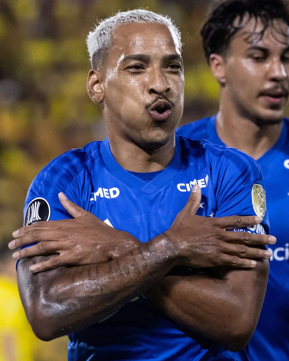 Barcelona-EQU x Cruzeiro, no Estádio Monumental Isidro Romero Carbo, em Guayaquil-EQU (Foto: Gustavo Aleixo/Cruzeiro)