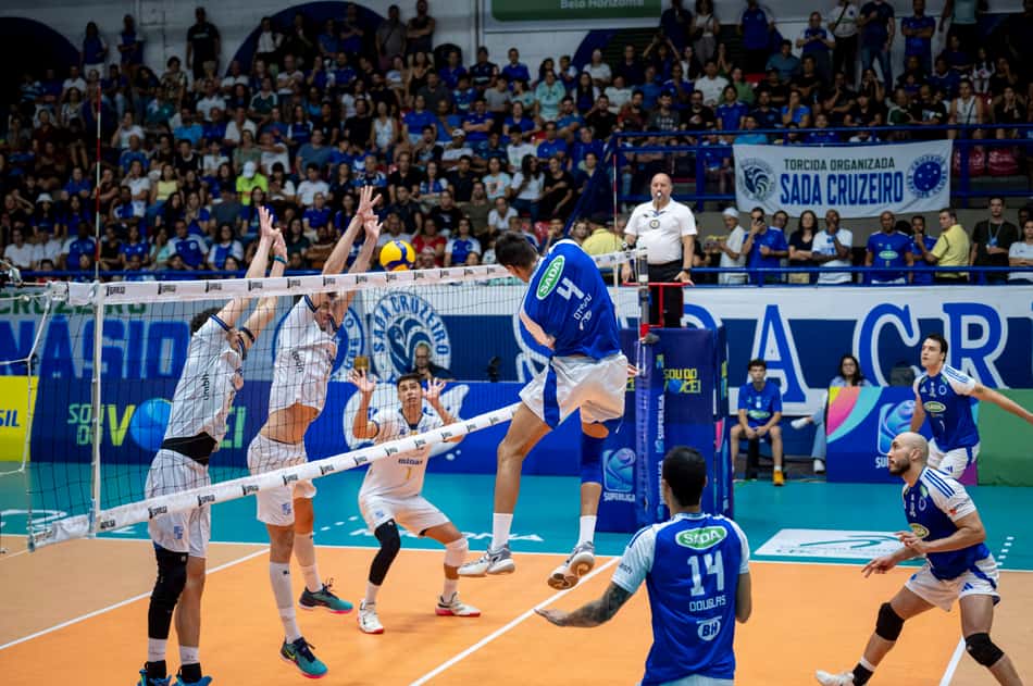 Sada Cruzeiro x Minas pela semifinal da Superliga Masculina 25/26 (Foto: Agência i7/Sada Cruzeiro)