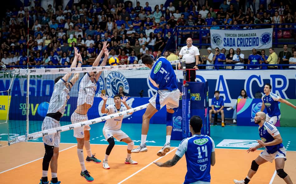Sada Cruzeiro x Minas pela semifinal da Superliga Masculina 25/26 (Foto: Agência i7/Sada Cruzeiro)