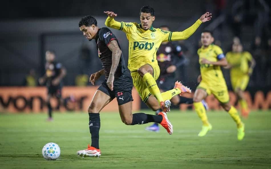 Veja gols em Bragantino x Mirassol: Lucas Barbosa abre o placar e Victor Luís empata
