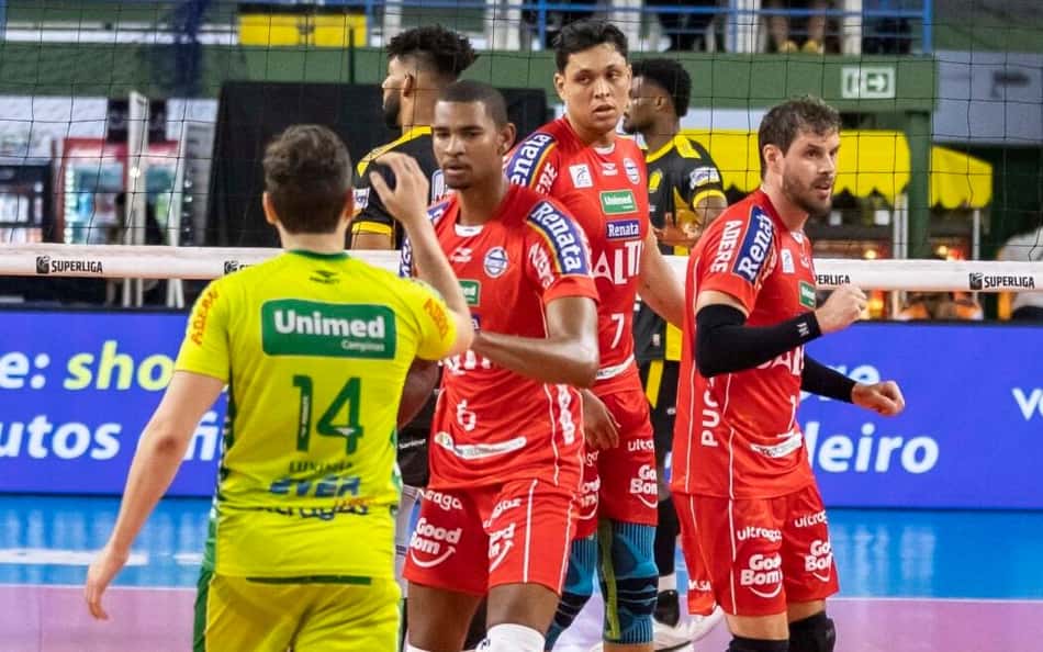 Praia Clube x Campinas pela semifinal da Superliga Masculina 25/26 (Foto: Bruno Cunha)