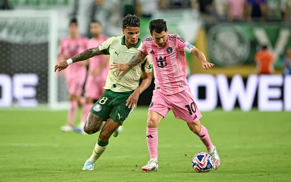 Patrocinadora quer amistoso entre Palmeiras e Inter Miami, time de Messi, no Brasil