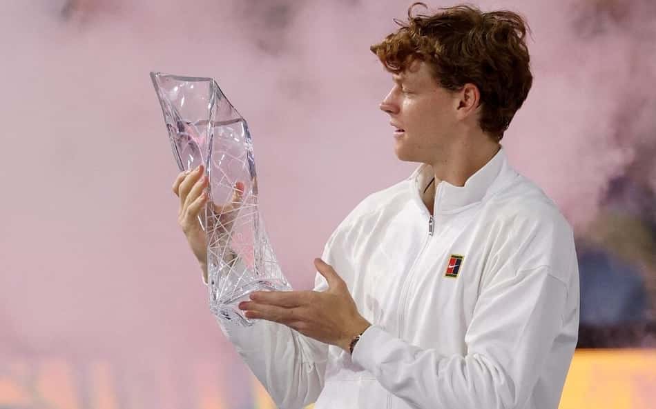 Líder do ranking ATP, Sinner tem apenas duas derrotas na temporada