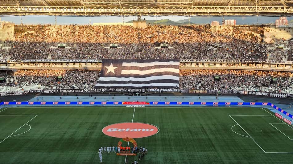 Estádio Nilton Santos recebe bom público para Botafogo x Chapecoense (Foto: Leonardo Bessa / Lance!)