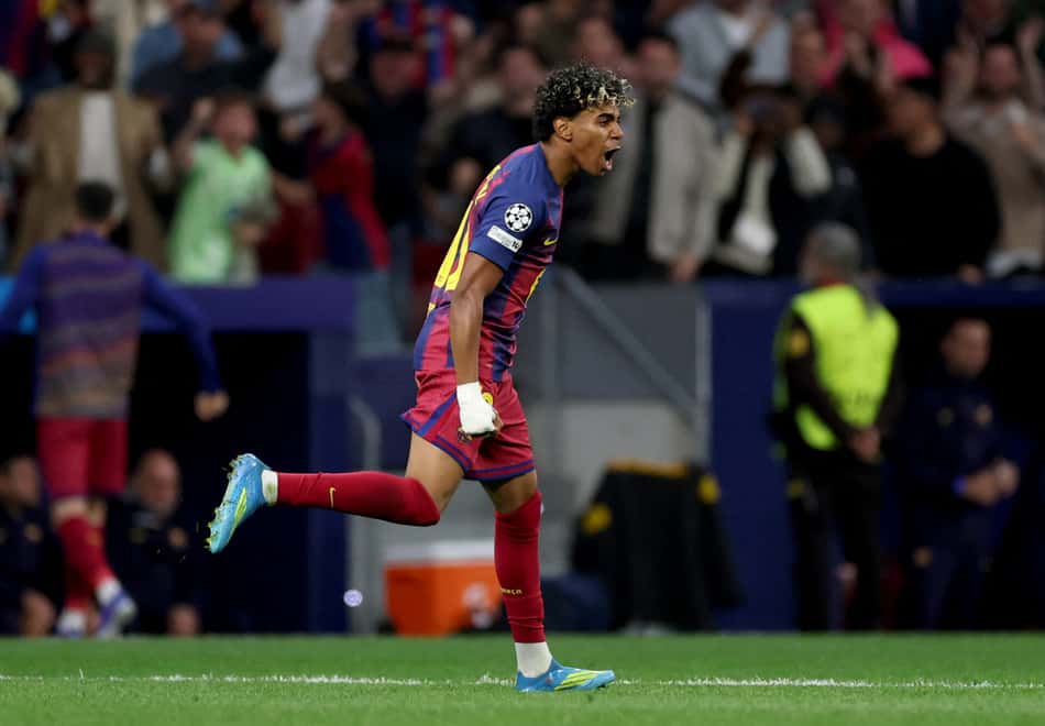 O Atlético de Madrid eliminou o Barcelona da Champions League (Foto: Oscar DEL POZO / AFP)