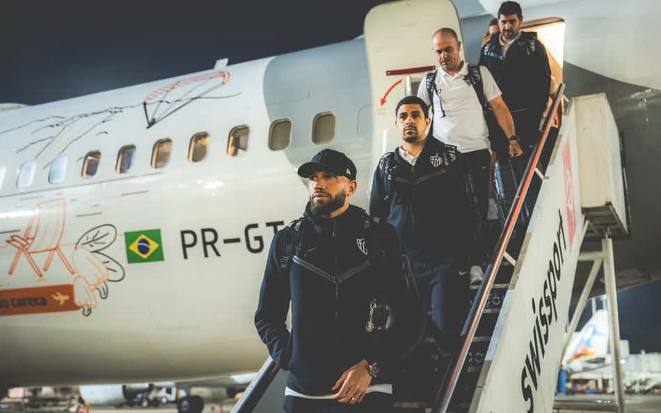 Atlético-MG terá logística especial para viagem à Venezuela e retorno para enfrentar o Santos