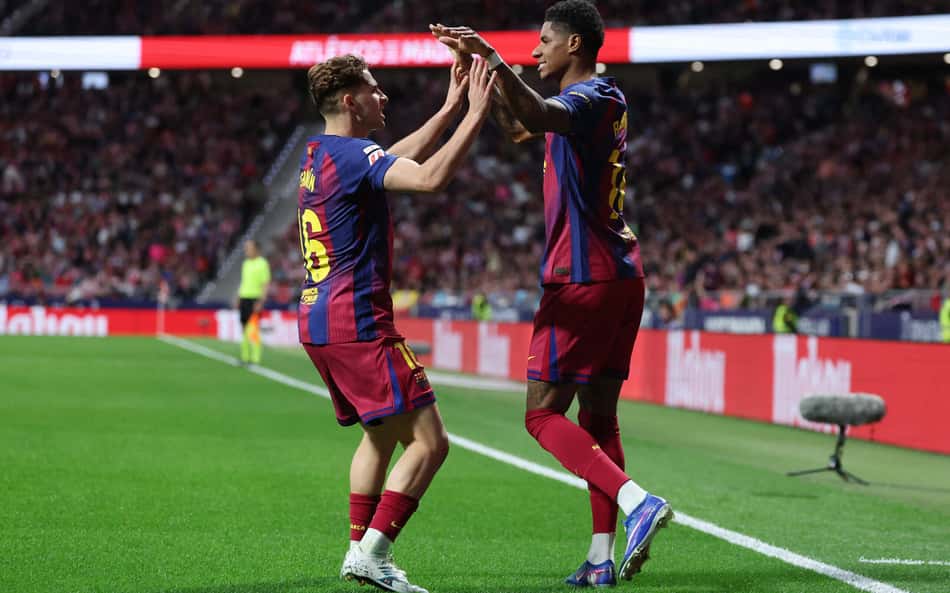 Em prévia da Champions, Barcelona bate o Atlético de Madrid no Espanhol