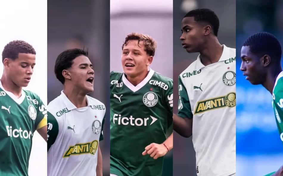 Palmeiras tem 5 jogadores convocados para a Seleção Brasileira sub-15