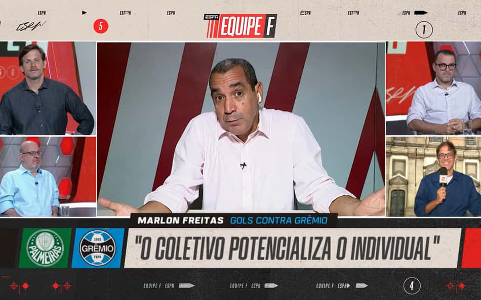 Jornalista da ESPN analisa Flamengo e Palmeiras e crava: 'Vai levar o campeonato'