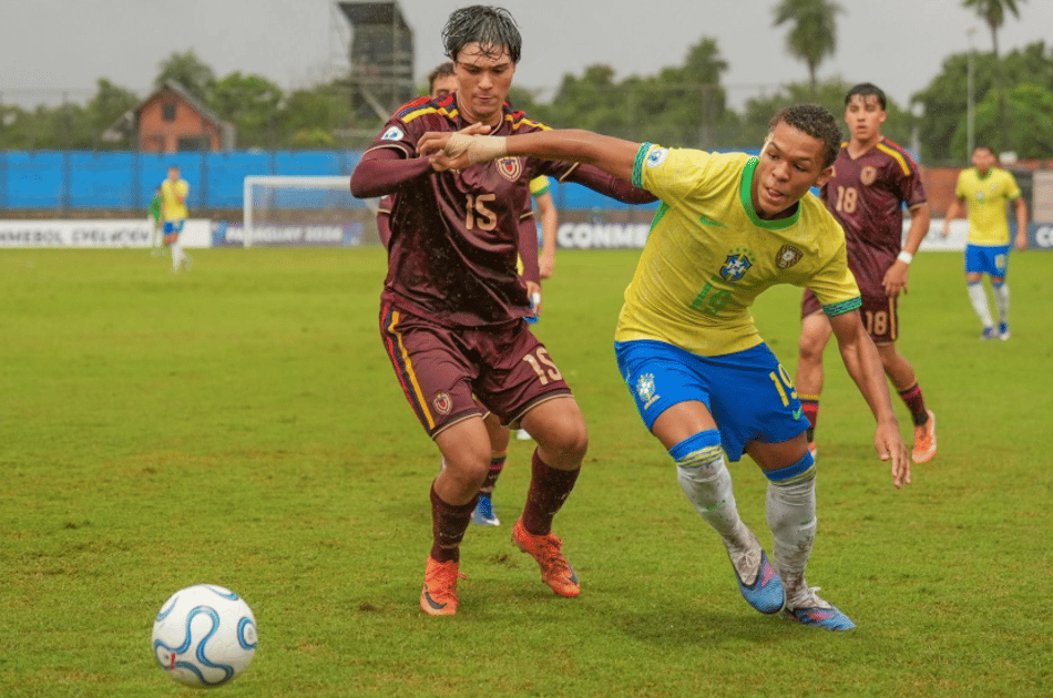 Brasil sub-17 bate Venezuela pelo Sul-Americano, no Paraguai (Foto: Nelson Terme / CBF)