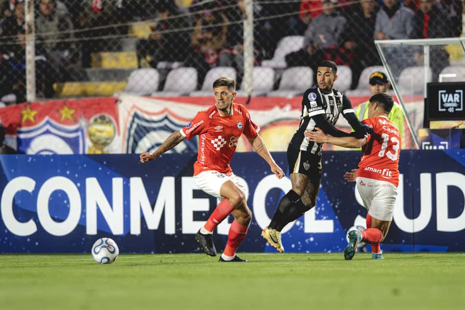 Cienciano x Atlético (Foto: Pedro Souza / Atlético)