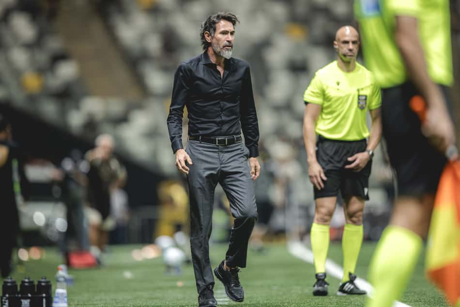 Domínguez em Atlético x Flamengo (Foto: Pedro Souza / Atlético)