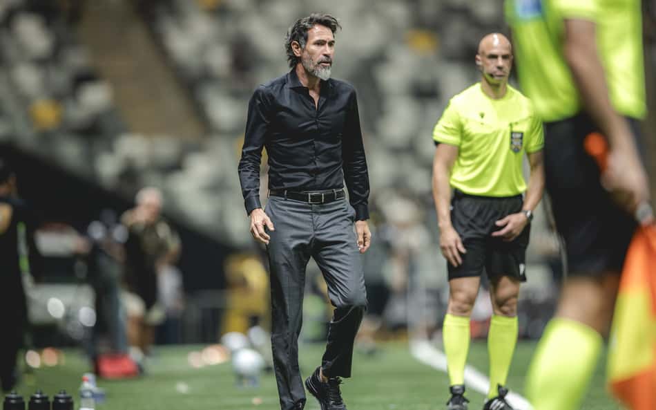Domínguez em Atlético x Flamengo (Foto: Pedro Souza / Atlético)