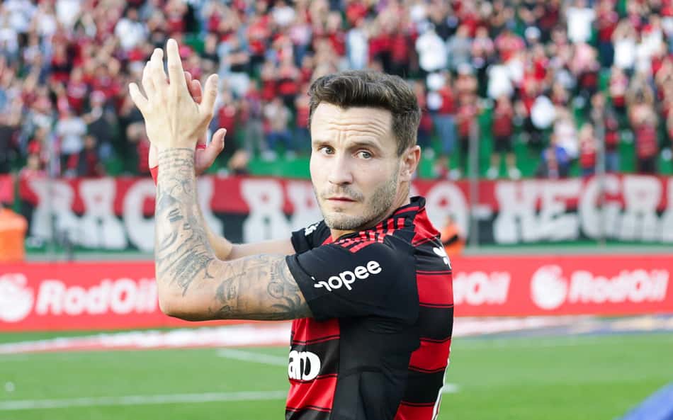 Saúl durante vitória do Flamengo contra o Juventude (Foto: Gilvan de Souza/Flamengo)