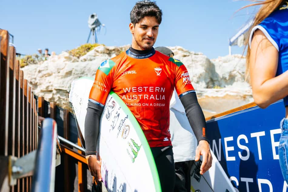Gabriel Medina nas quartas em Masgaret River (Foto: WSL / Beatriz Ryder)