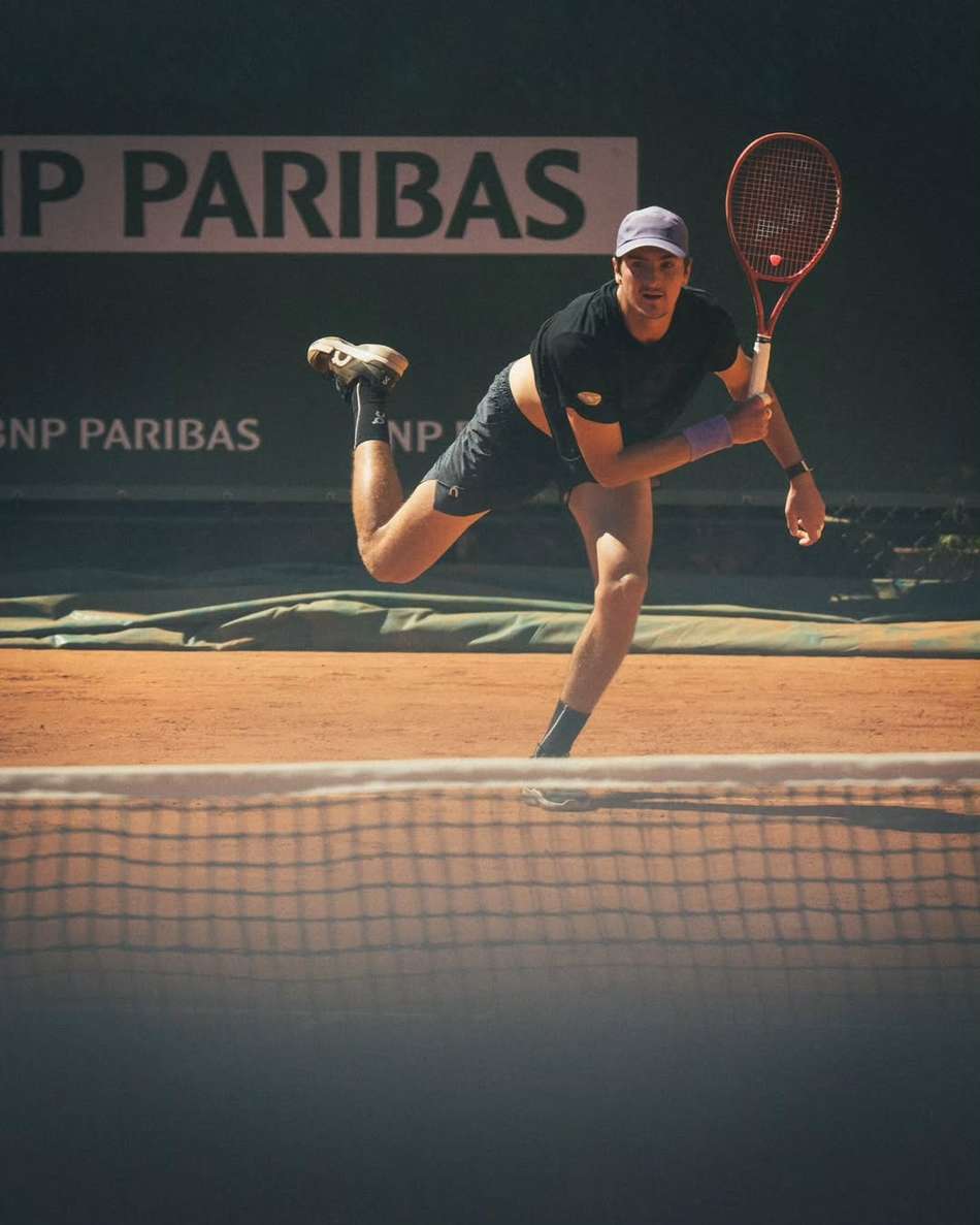 João Fonseca em treino em Monte Carlo (Reprodução)