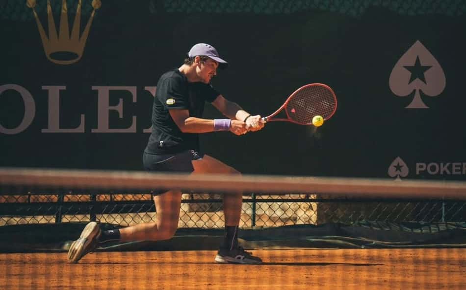João Fonseca em treino em Monte Carlo (Reprodução)