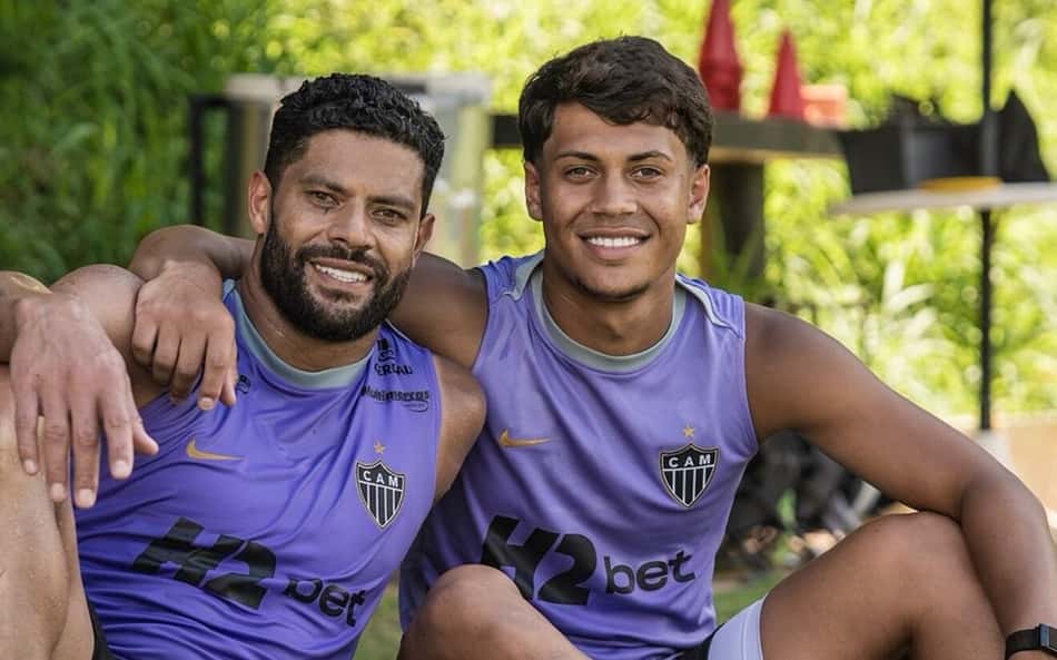 Atlético-MG: Conheça Ian Ângelo, filho de Hulk que treinou com o pai pela primeira vez