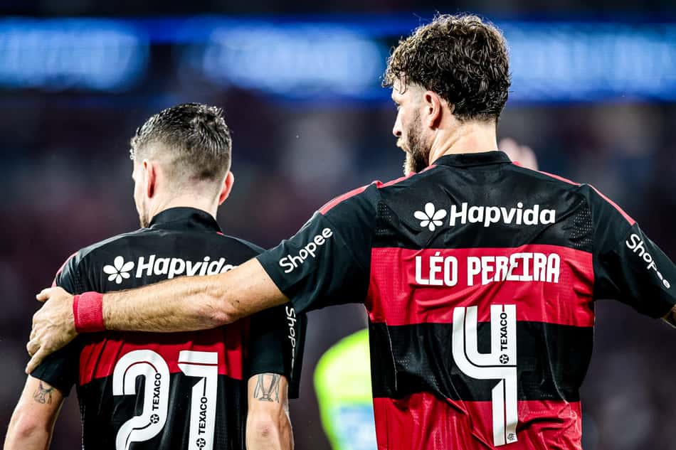 Jorginho e Léo Pereira do Flamengo