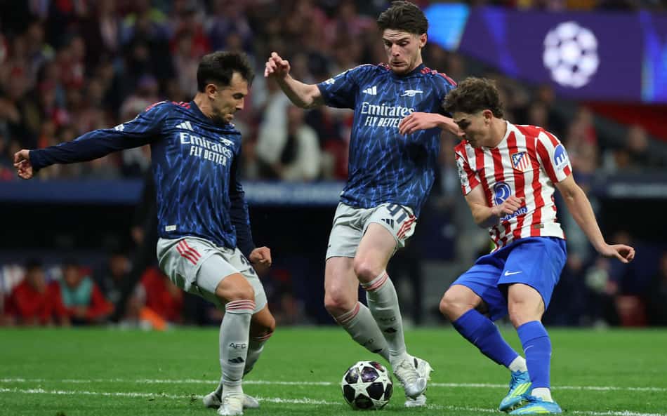 Atlético de Madrid e Arsenal empatam no jogo de ida da semifinal da Champions