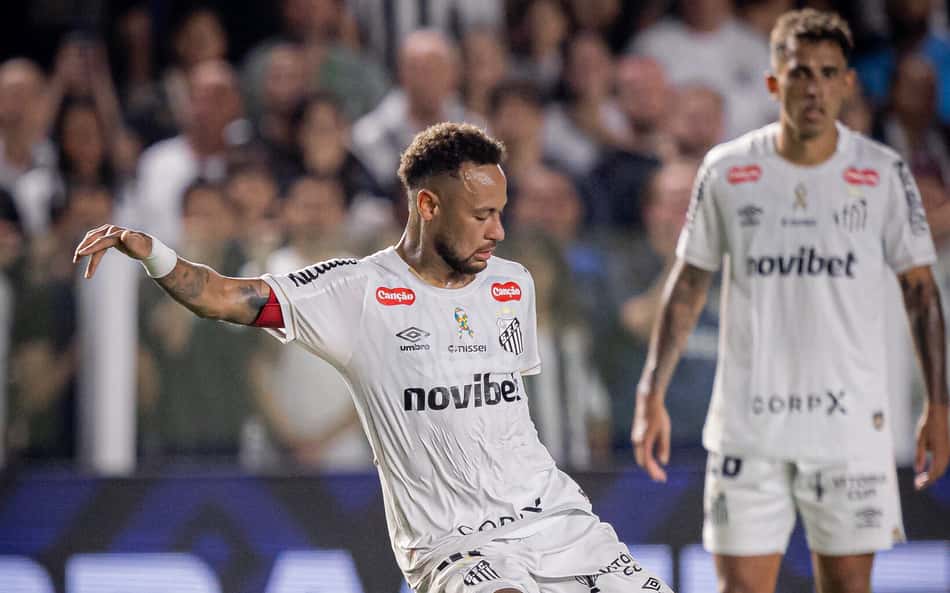 Neymar em ação durante Santos x Remo pelo Brasileirão (Foto: Raul Baretta/ Santos FC.)