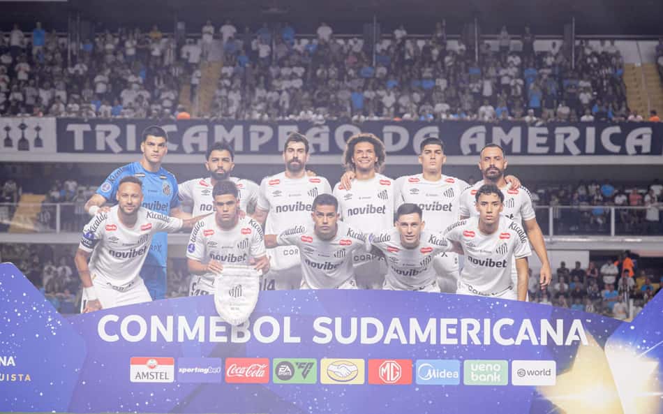 Santos frustra torcida e empata com Recoleta na Sul-Americana (Foto: Raul Baretta/ Santos FC.)