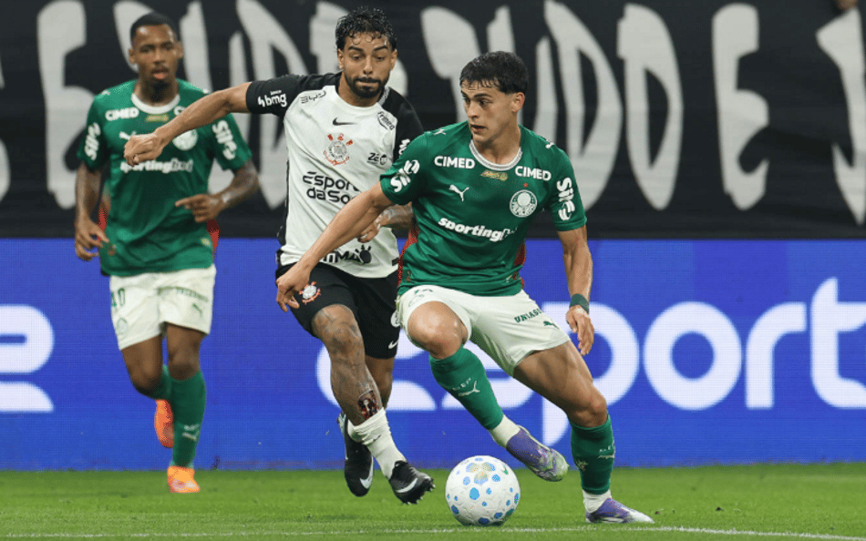Titular do Palmeiras no clássico, Sosa lamenta empate com o Corinthians: 'Tivemos má sorte'